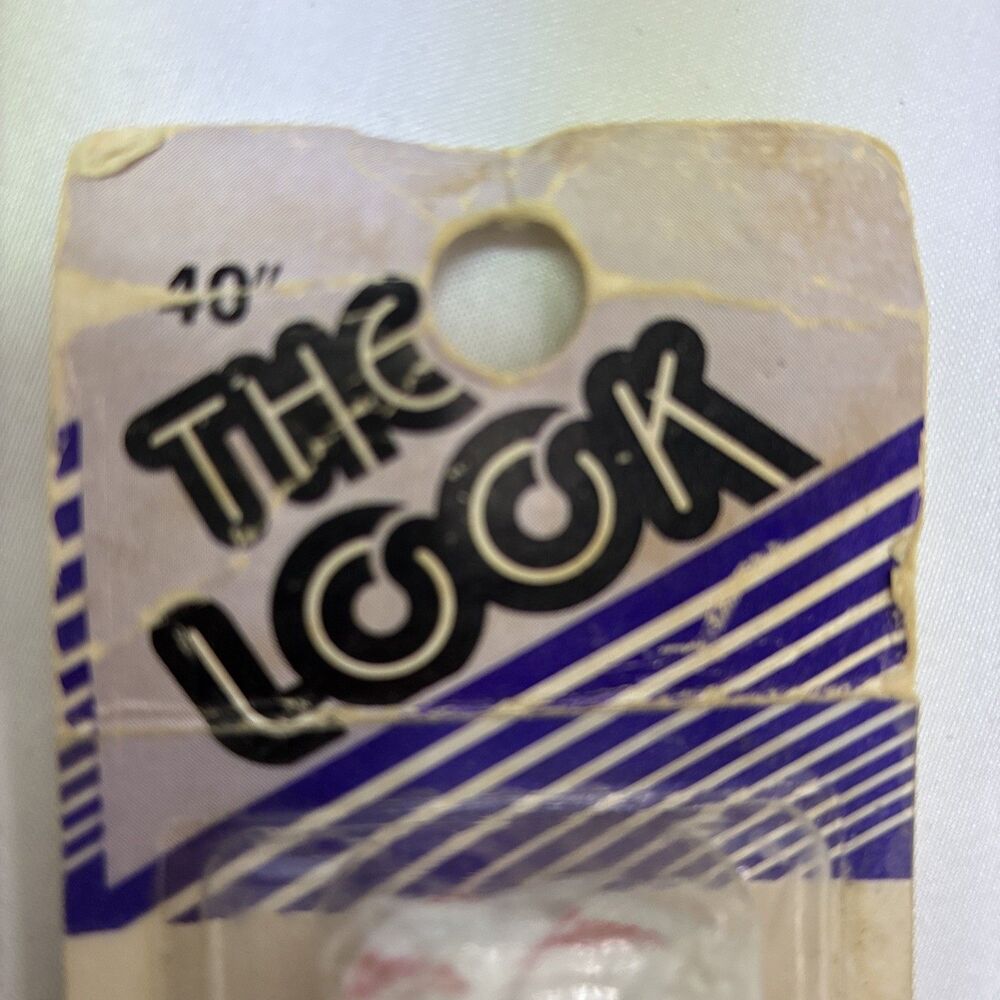 Vintage Nautical Sailboat 40" Shoe Laces 1980s Fashion Novelty by The Look NOS - Picture 3 of 8